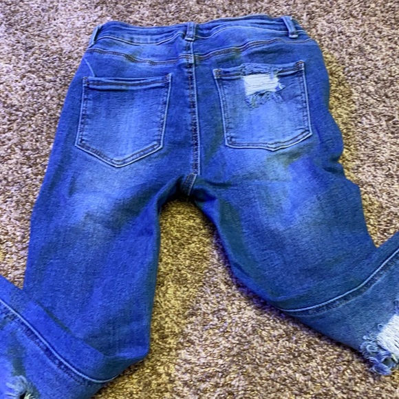 Wax jeans distressed and high waisted. - Picture 2 of 2